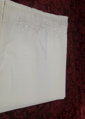 Nakışlı makina sarma işi krem renk mango üzerine yapilmiş - Görsel 9