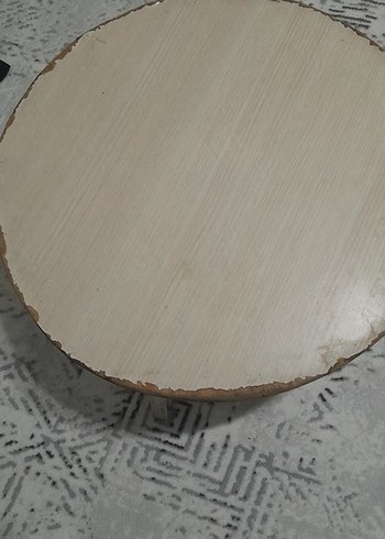 Bej Parlak Yuvarlak  bazi tahtasi  normal durumda - Görsel 3