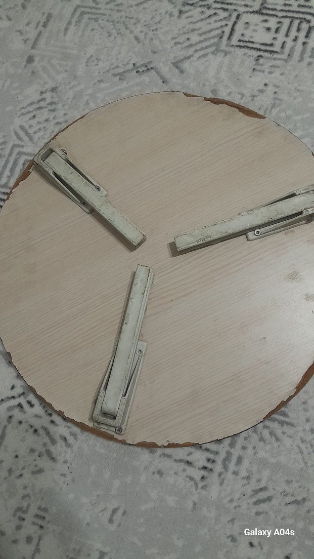 Bej Parlak Yuvarlak  bazi tahtasi  normal durumda - Görsel 4