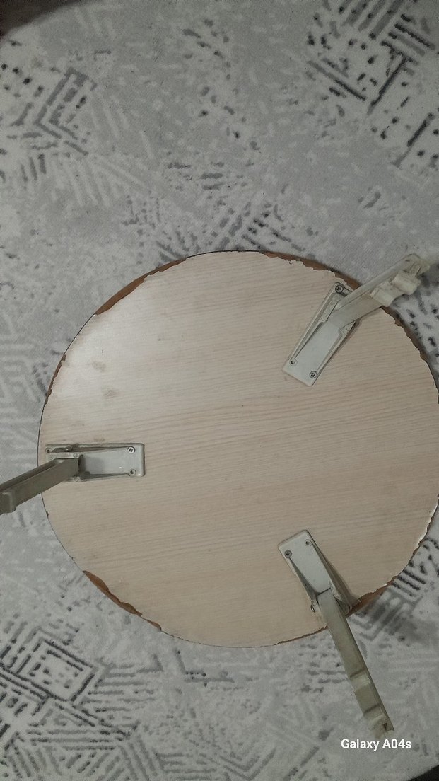 Bej Parlak Yuvarlak  bazi tahtasi  normal durumda - Görsel 2