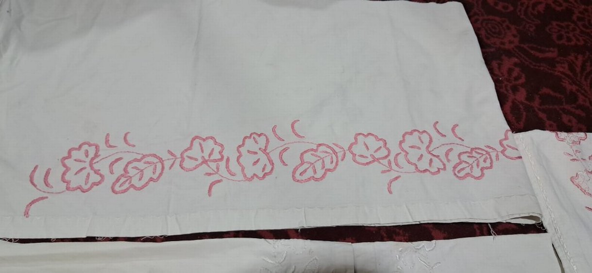 Nakışlı Beyaz Masa  tasarimlik nakişlar - Görsel 4