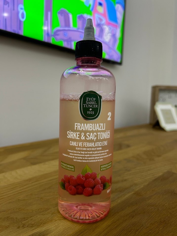 Eyüp Sabri Tuncer Frambuazlı Sirke & Saç Toniği - Görsel 3