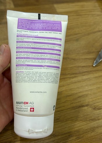 Solante Pregna SPF 50+ Güneş Koruyucu Losyon 150ml - Görsel 2