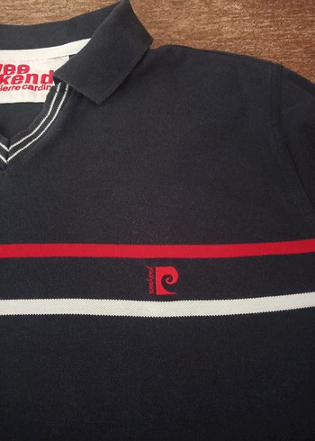 l Beden lacivert Renk Pierre Cardin Erkek Polo Yaka tişört L