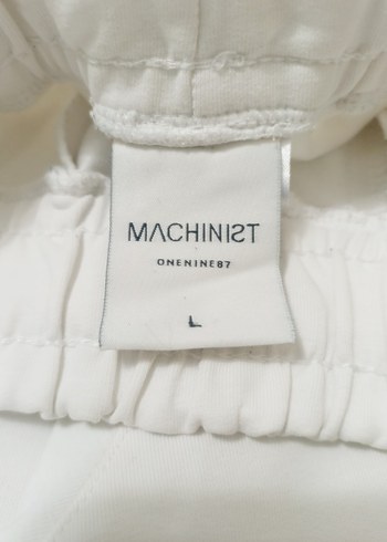 MACHINIST Beyaz Baskılı Erkek Eşofman Altı - Görsel 6