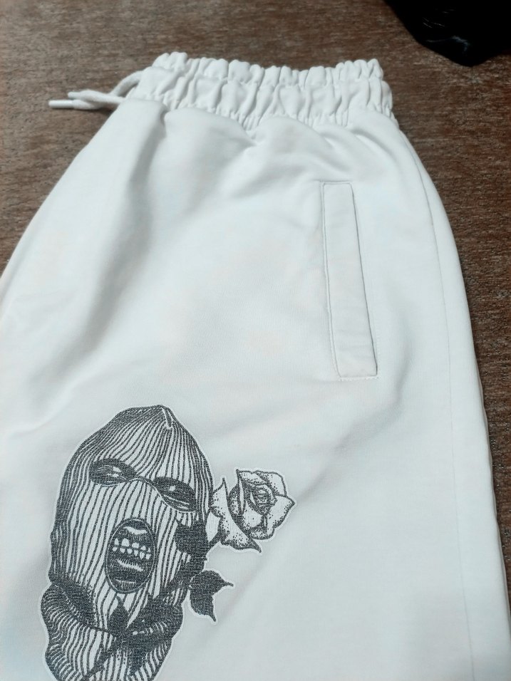 MACHINIST Beyaz Baskılı Erkek Eşofman Altı - Görsel 3