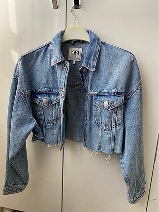 Zara kısa kot ceket