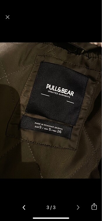 s Beden Pull and bear bomber ceket