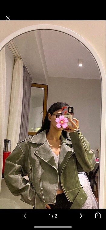 Pull and Bear Pull and bear eskitme deri ceket