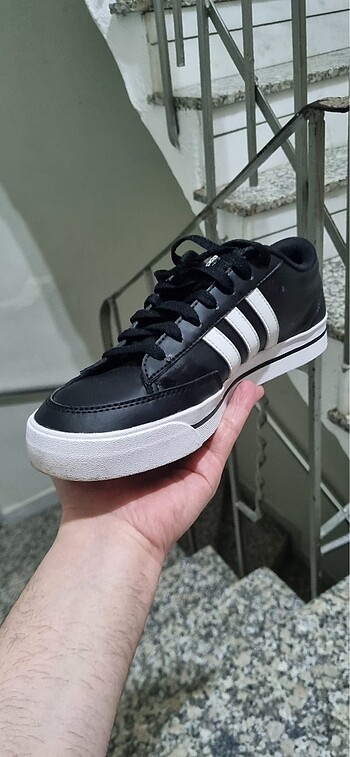 41,5 Beden siyah Renk Adidas erkek spor ayakkabı