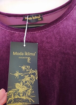 42 Beden mor Renk Tesettür Kadife İkili Takım