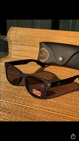  Beden siyah Renk Rayban güneş gözlüğü 0 etiketli unisex model