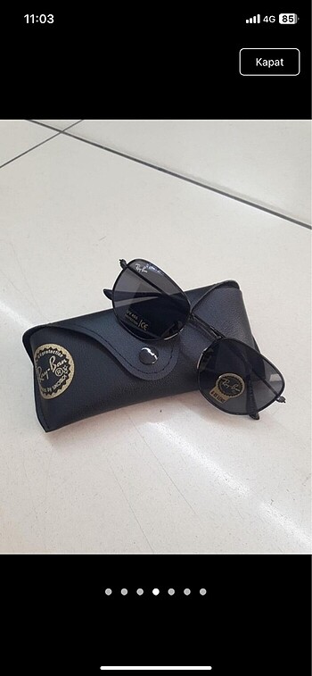 Beden siyah Renk Rayban yeni ve eteiktli unisex model