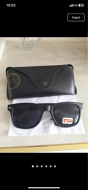 Rayban yeni ve etiketli unisex model güneş gözlüğü