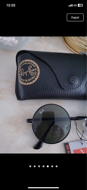 Beden siyah Renk Rayban yeni ve etiketli unisex model güneş gözlüğü