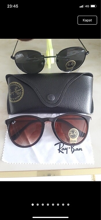 Rayban yeni ve etiketli güneş gözlüğü