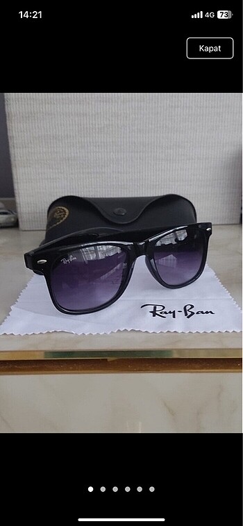 Rayban yeni ve etiketli güneş gözlüğü