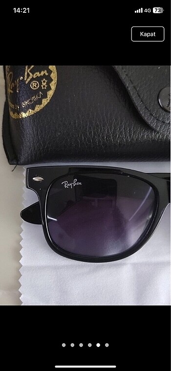 Rayban 0 etiketli güneş gözlüğü