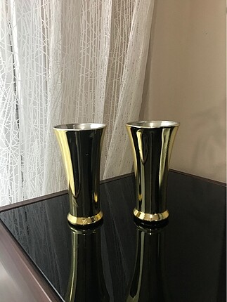  Beden altın Renk Gold Vazo
