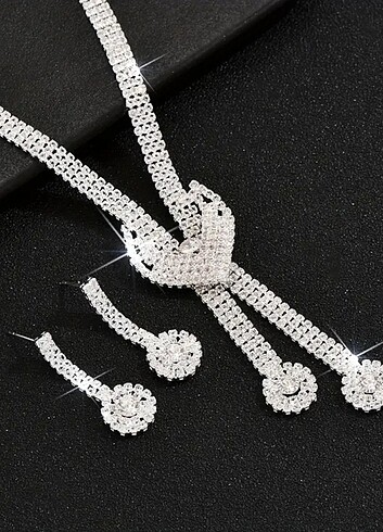 Tasarımcı Kolye küpe bileklik set