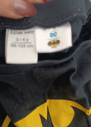 Siyah Batman Baskılı Erkek Uzun Kollu Tişört - Görsel 3