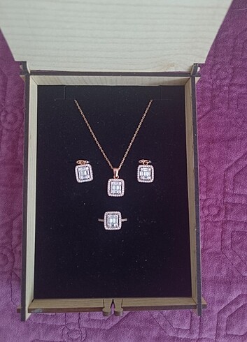 Diğer 925 AYAR GÜMÜŞ BAGET SET