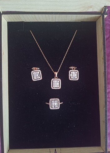  Beden 925 AYAR GÜMÜŞ BAGET SET