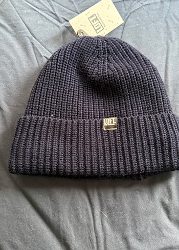 Gri Örgü Kadın Yün Bere - Görsel 4