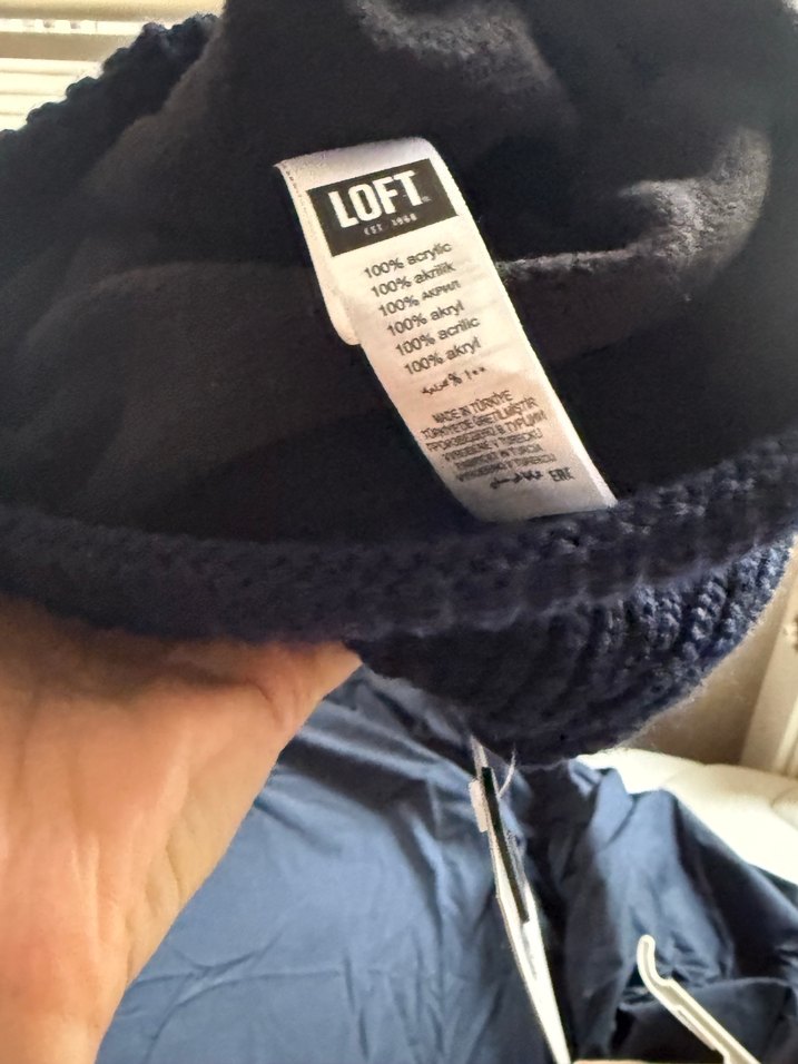 Gri Örgü Kadın Yün Bere - Görsel 3