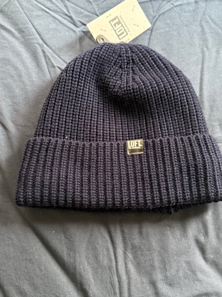 Gri Örgü Kadın Yün Bere - Görsel 4