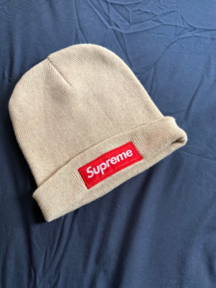 Supreme Gri Kadın Örgü Bere - Görsel 2