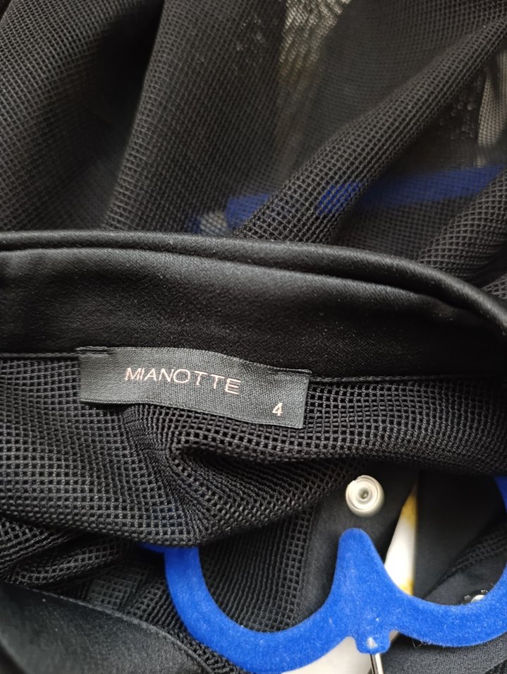 mianotte Siyah Mini Kısa Kollu Salaş Kadın Ceket - Görsel 5