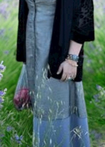 İpekyol Bohem gümüş Gri Uzun kumaş gömlek Elbise - Görsel 3