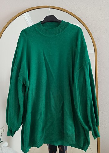 Diğer Yeşil Örgü Kadın Triko Sweatshirt