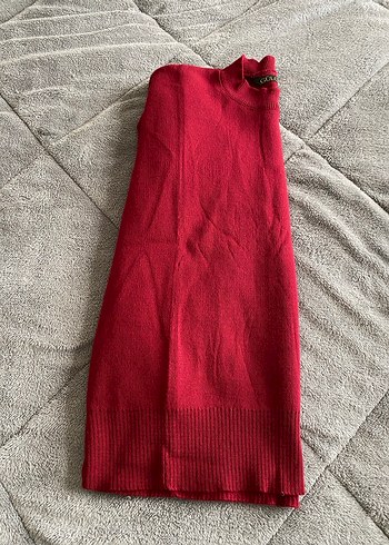 Bordo Uzun Kollu Kadın Kazak - Görsel 7