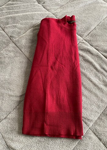 Bordo Uzun Kollu Kadın Kazak - Görsel 6