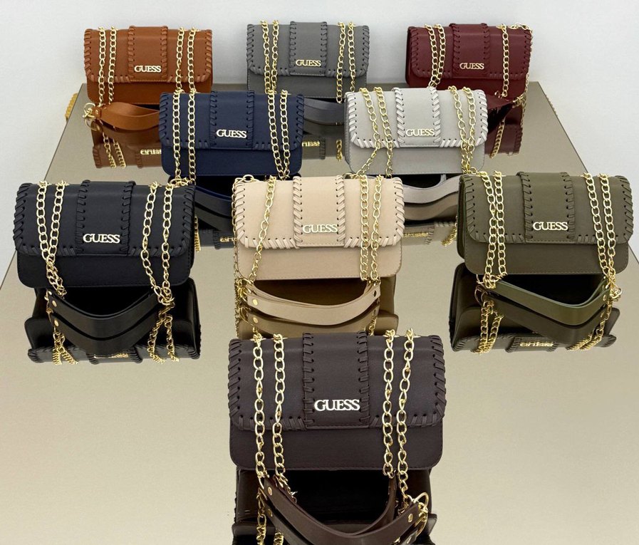 Gri Zincir Detaylı Kadın Çanta - Görsel 2