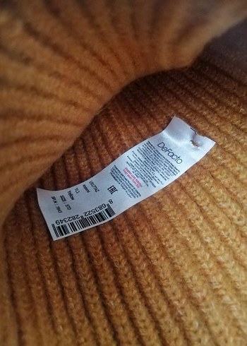 Sarı Örgü Kadın Bere - Görsel 6