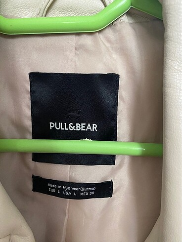 l Beden Pull and Bear Deri Ceket