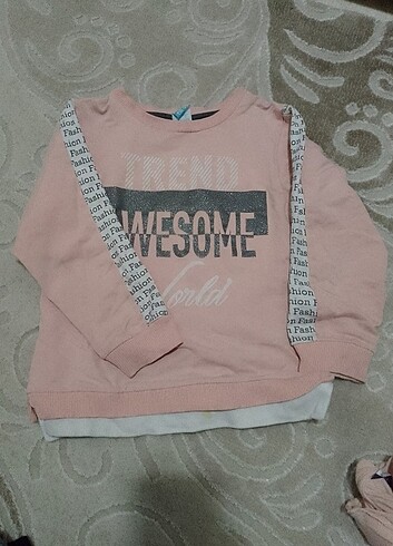 7 Yaş Beden Kız çocuk sweat 