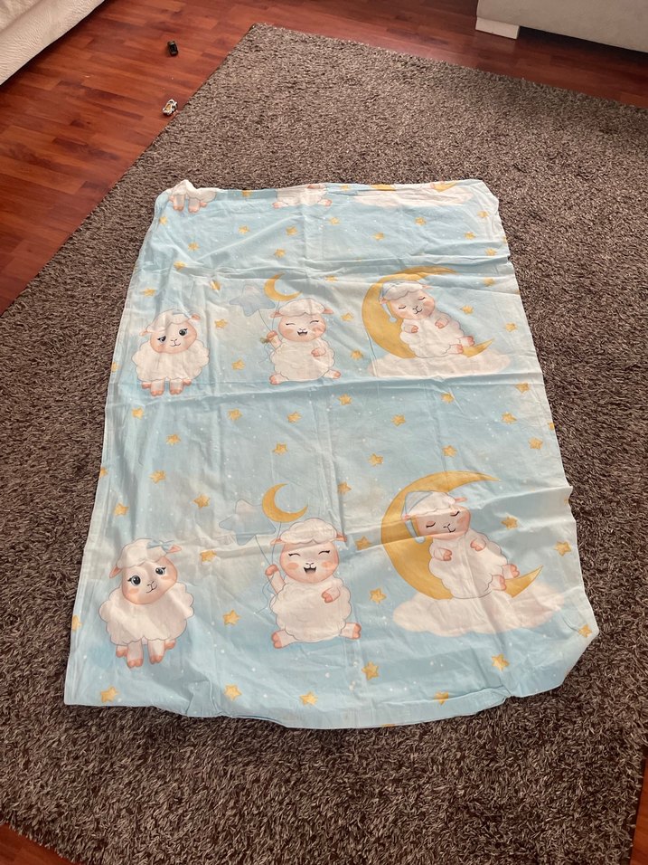 Pamuklu Mavi Çocuk nevresim takımı - Görsel 2