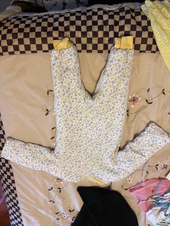 Sarı Nakışlı Çocuk Uyku Tulumu - Görsel 3