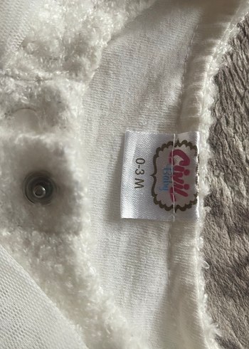 Kız Çocuk Beyaz Triko Bolero - Görsel 2