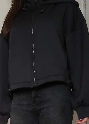 ???? Siyah mini sweatshirt ????