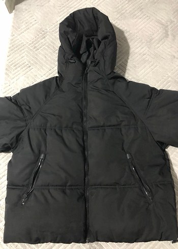 m Beden siyah Renk PULL AND BEAR KIŞLIK MONT