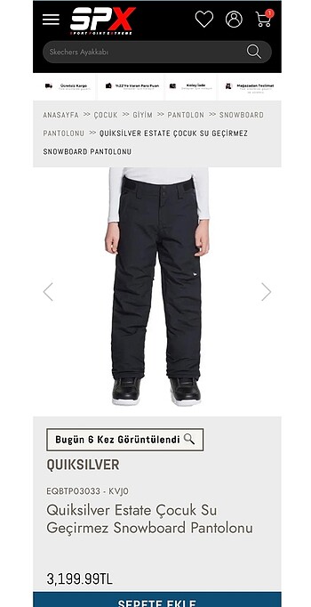 Quiksilver 10k quiksilver kayak snowboard pantolon ve goggle