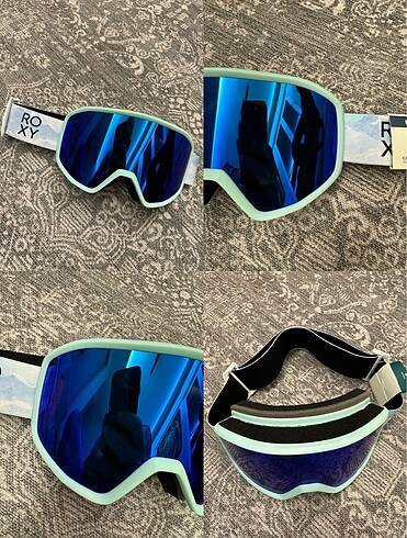  Beden turkuaz Renk Roxy Izzy kayak snowboard goggles