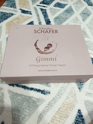 Schafer 12 parça kahve fincanı 