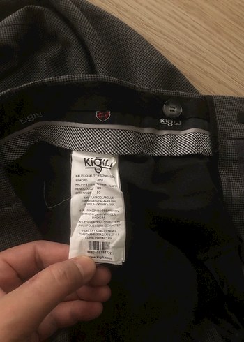 Kiğılı kumaş pantolon 50 beden - Görsel 6