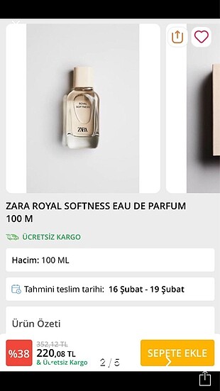 Zara hiç kullanılmadı
